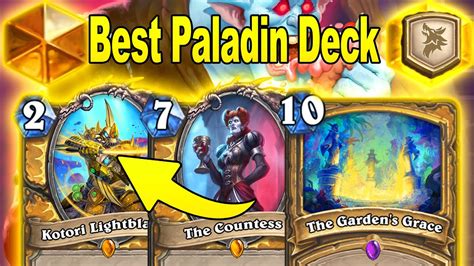 Winrate Best Paladin Deck To Climb Ranks After Nerfs At Titans