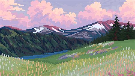 Pixel Spring Wallpapers Wallpaper Cave