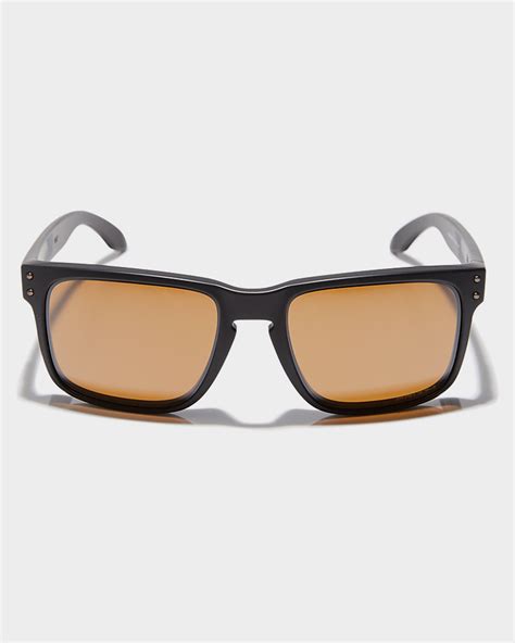 Oakley Holbrook Sunglasses Matte Black Prizm Orange Surfstitch