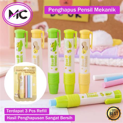 Jual Penghapus Pensil Mekanik Karet Hapus Sliding Eraser Mechanical