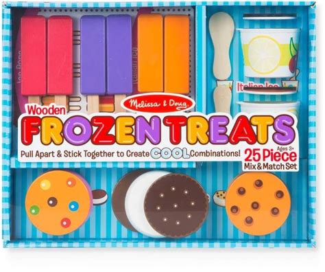 Melissa And Doug 25 Piece Frozen Treats Play Set Melissa And Doug