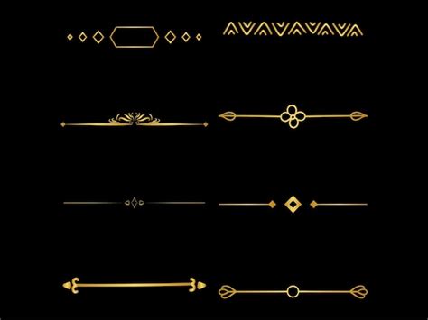 premium vector arrow golden arrow vector design