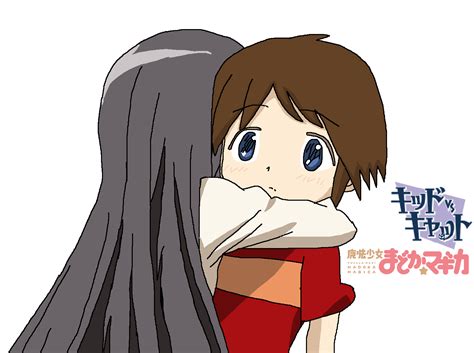 Homura Hugging Cooper By Ben10andtheppgdude On Deviantart