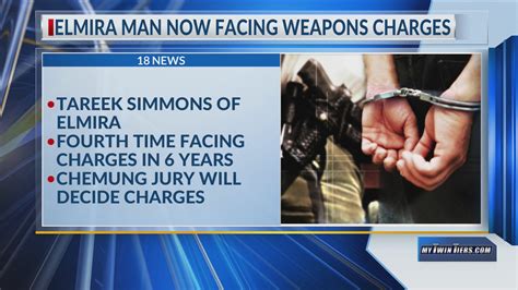 Elmira Man Seen In Court On Illegal Weapons Charges Wetm