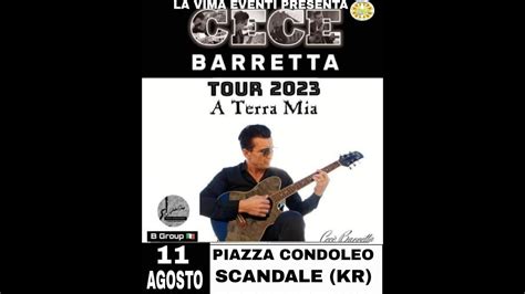 CECE BARRETTA IN CONCERTO A SCANDALE By Tonino Parisi YouTube