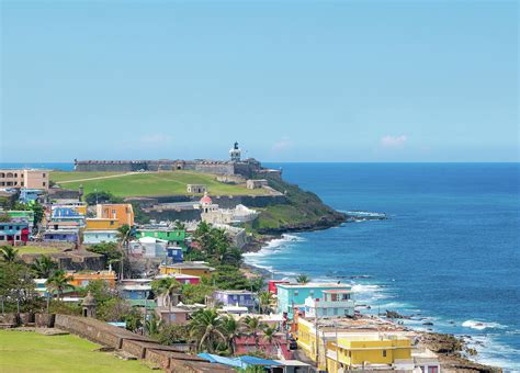 Panorama Of La Perla Slum In Old San Juan Puerto Rico Photograph By