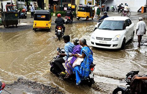 Heavy Downpour Causes Waterlogging In Several Parts Of Chennai