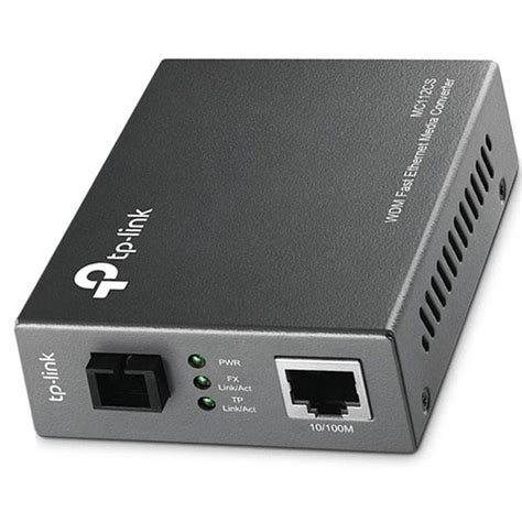 TP Link MC112CS 10 100 MBPS WDM Media Converter With Extends Fiber