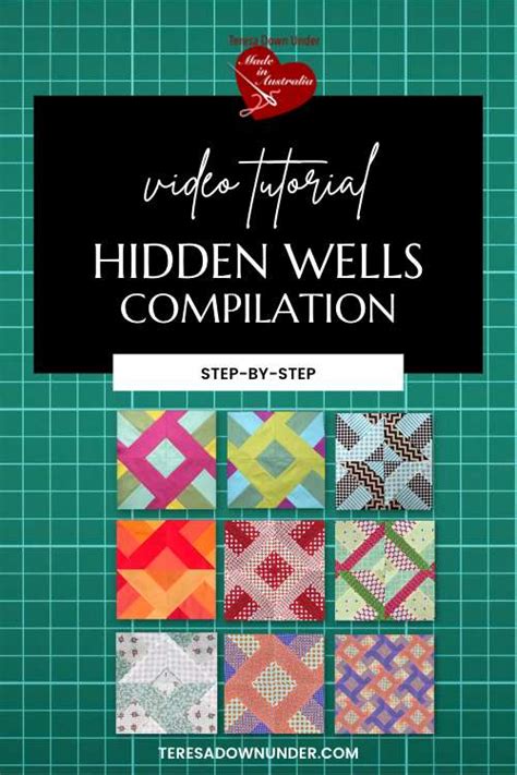 Hidden Wells Blocks Compilation Sewn Up Quilt Blocks Quilt