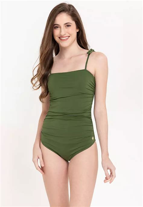 Buy Naked Sun Swimwear Rory Maillot With Spaghetti Straps And Side