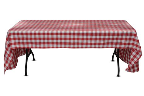 54'' x 120'' checkered tablecloth - Valley Tablecloths