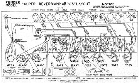 Custom Vibrolux Reverb Schematic