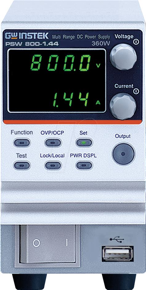 PSW-800-1-44: Laboratory power supply, multi-range, 0 - 800 V, 0 - 1,44 ...