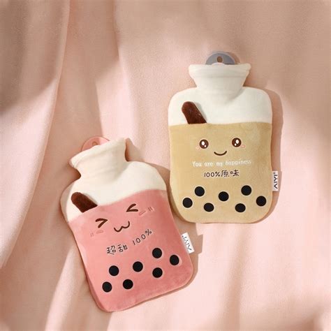 Mintcare 500ml 1L Hot Water Bottle Bag Explosion Proof Water Heating Baby Hand Warmer Hot