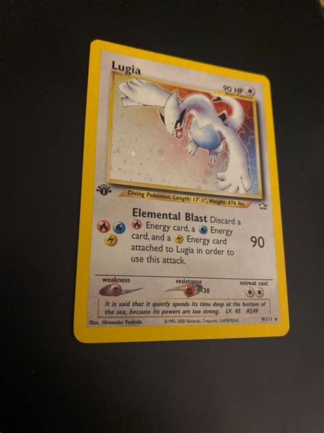 Mavin Pok Mon Tcg Lugia Neo Genesis Holo St Edition Holo Rare