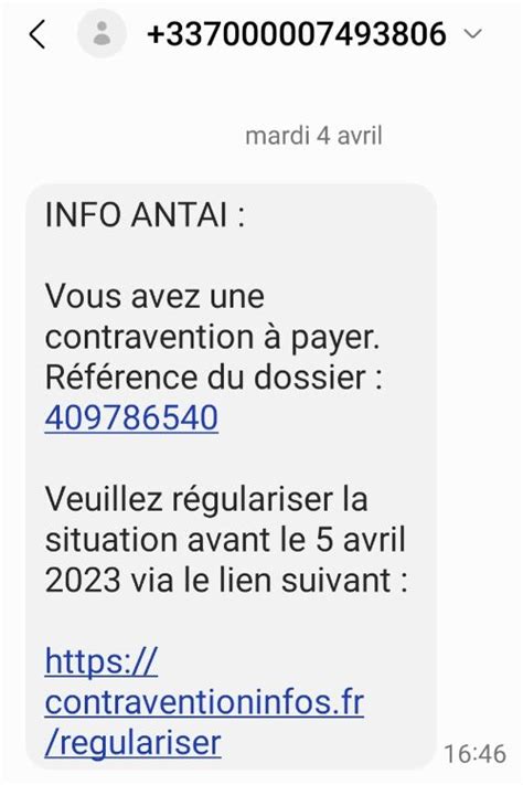 Contraventioninfos Fr 337000007493806 INFO ANTAI 1 Signalement