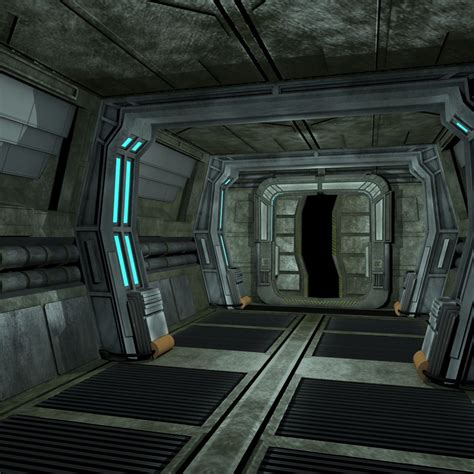научно-фантастический коридор 02 3D Модель $25 - .max .obj - Free3D