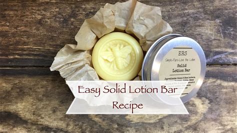 Easy Diy Solid Lotion Massage Bars Recipe Included How To Wrap And Label Ellen Ruth Soap