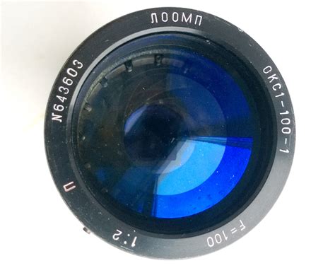 Объектив ЛОМО ОКС1-100-1 100 mm f/ 2 Характеристики, MTF, отзывы ...