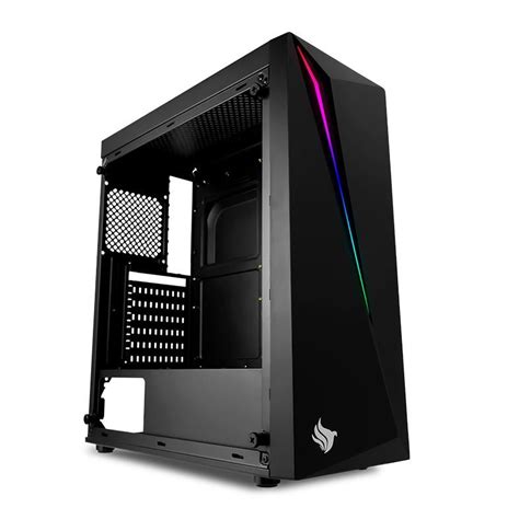 Gabinete Gamer Pichau Gaming Dragoon R Led Rgb Lateral Em