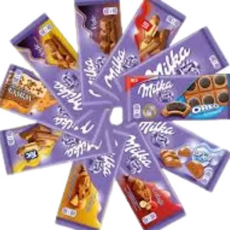 Kit Chocolate Barra Milka G Importados Varios Sabores Frete Gr Tis