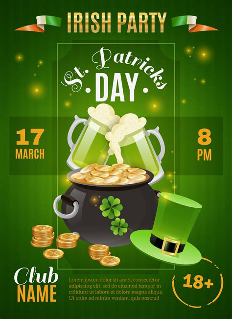 Saint Patricks Day Poster 470789 Vector Art At Vecteezy