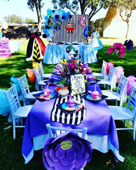 Elegant Alice In Wonderland Themed Party - 2023