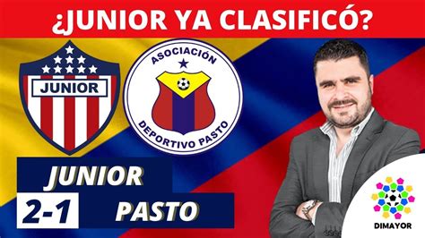 Junior 2 1 Pasto Liga Dimayor 2021 II Resumen de Goles y Táctica