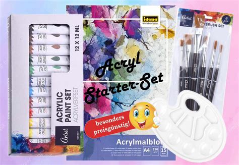 Reiner S Kreativ Paperland On Twitter Acryl Starter Set Teilig