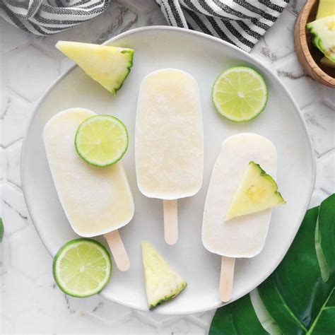 Piña Colada Popsicle Recipe POPSUGAR Food