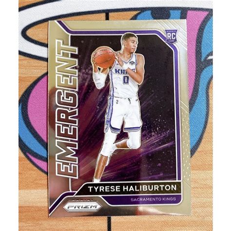 NBA 球員卡新人卡系列國王隊時期Tyrese Haliburton 2020 2021 Prizm RC新人特卡 蝦皮購物