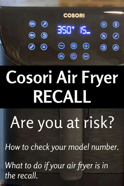 Cosori Air Fryer Recall [Need-to-Know Info & Where to Find Help]