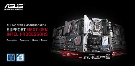 ASUS Updates UEFI BIOS For 100 Series Motherboards And Intels 7th