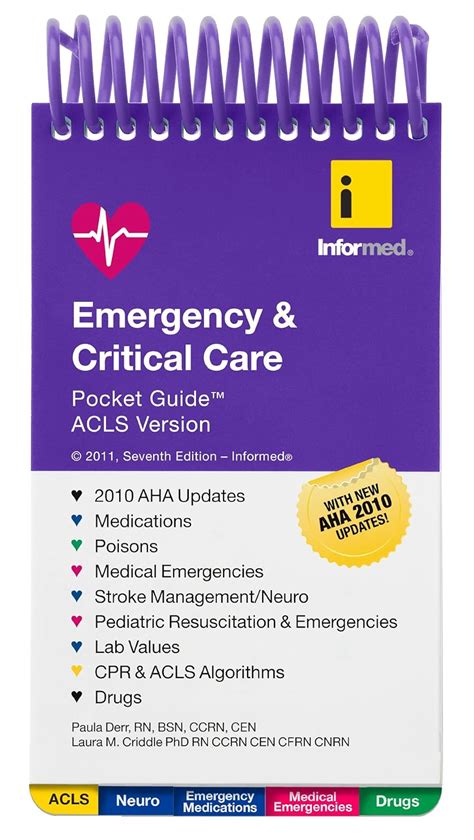 Emergency And Critical Care Pocket Guide Acls Version Paula Derr Laura