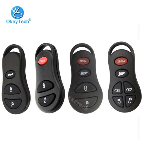 OkeyTech 3 4 6 Buttons Remote Keyless Key Fob Shell Case For Jeep