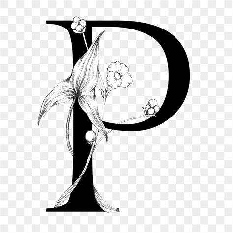 Floral Letter P Png Images Free Photos Png Stickers Wallpapers