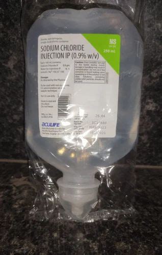 Aculife Sodium Chloride Injection Packaging Size Ml At Box