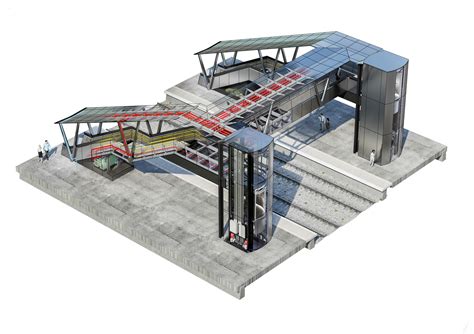 Modular Footbridge Set To Revolutionise Railway Crossing Design New