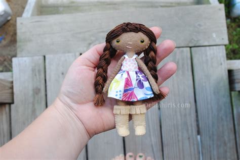 Daffodilly Dandelion Pocket Doll Sewing Pattern Delilah Iris Felt Crafts