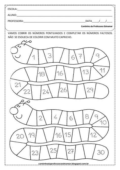 Cantinho da Professora Ednamar Atividades Matemática para