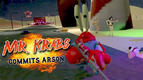 Mr Krabs Commits Arson Youtube