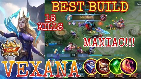 VEXANA MANIAC QUEEN OF MID LANE VEXANA BEST BUILD BUILD TOP 1