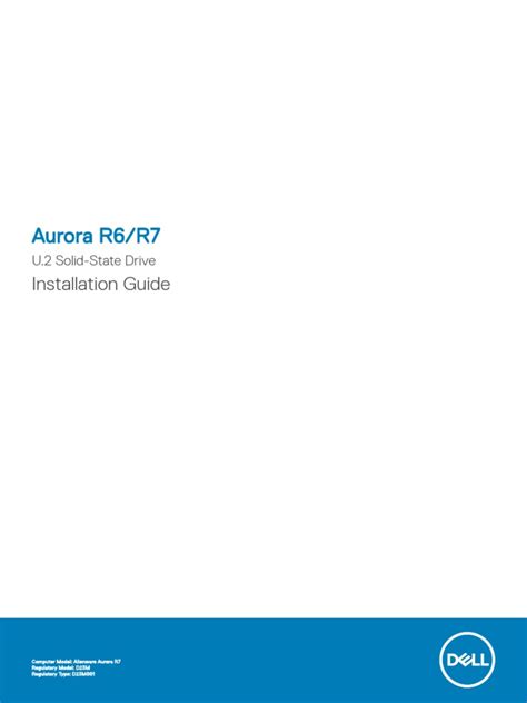 Alienware Aurora r6 Desktop - Setup Guide5 - en Us | PDF | Electrical ...