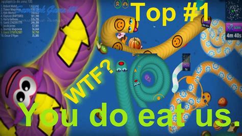 Wormszone Io Best Slither Snake Top Highest Trolling World Record