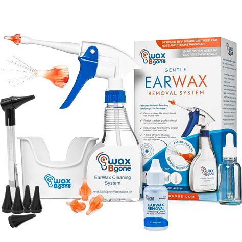 Buy Waxbgone Ear Wax Removal Kit Complete Spray Bottle Ear Cleaning