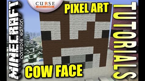 Minecraft Cow Face Pixel Art