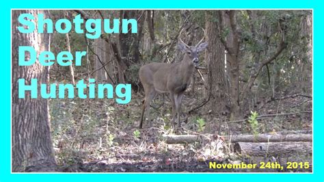 🦌 Shotgun Deer Hunting November 24th 2015 🦌 Youtube