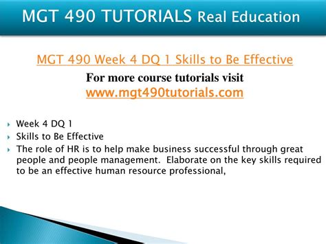 Ppt Mgt Tutorials Real Education Mgt Tutorials Powerpoint