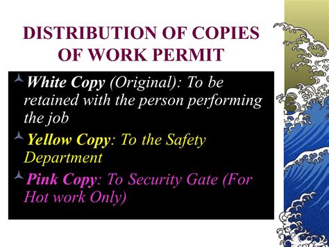 PPT Work Permit System Hot Work Confined Space PPT