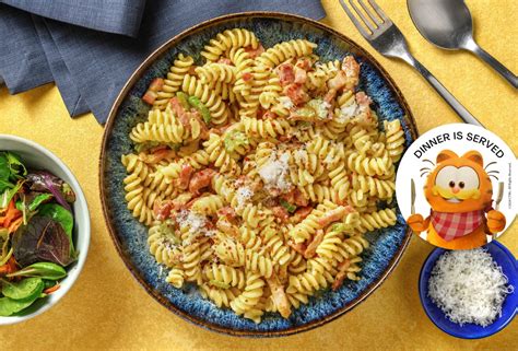 Snuggly Chicken Bacon Creamy Pesto Fusilli Recipe HelloFresh